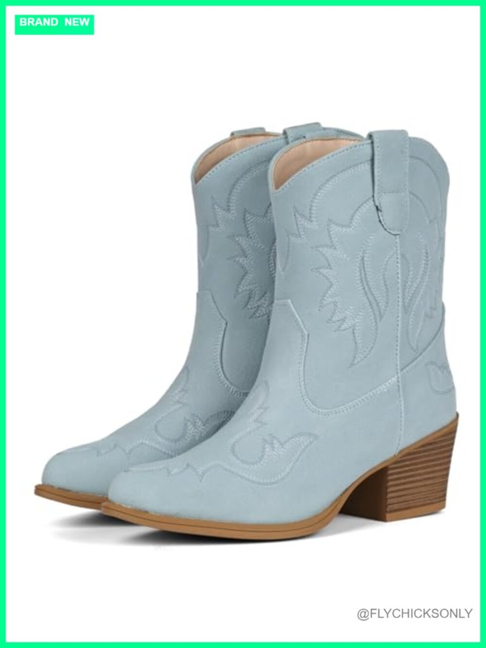Women's Ankle Cowboy Boots Pointed Toe Western Booties